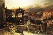 Alphonse de neuville The Cemetery at St.Privat china oil painting artist